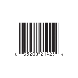 Barcode for single 1 gallon package of Rice Bran Oil with numbers '35200214254' on a white background
