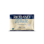 Riceland White Enriched Long Grain Rice 10 pound package on a white background