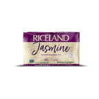 Riceland Jasmine rice 5 pound package on a white background