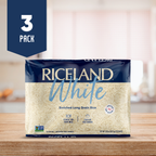 Riceland 4% Extra Long Grain White Rice, 20 lb poly bag, Pack of 3