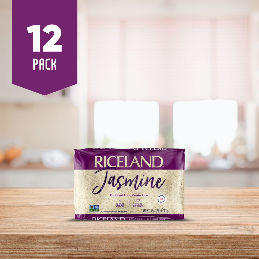 Riceland American Jasmine Rice, 2 lb poly bag, Pack of 12